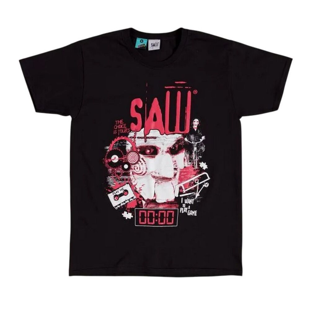 Unisex Adult T-Shirt / Black/Charcoal